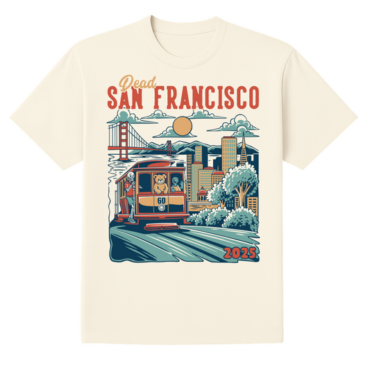 Dead San Francisco 2025 Cable Car T-Shirt
