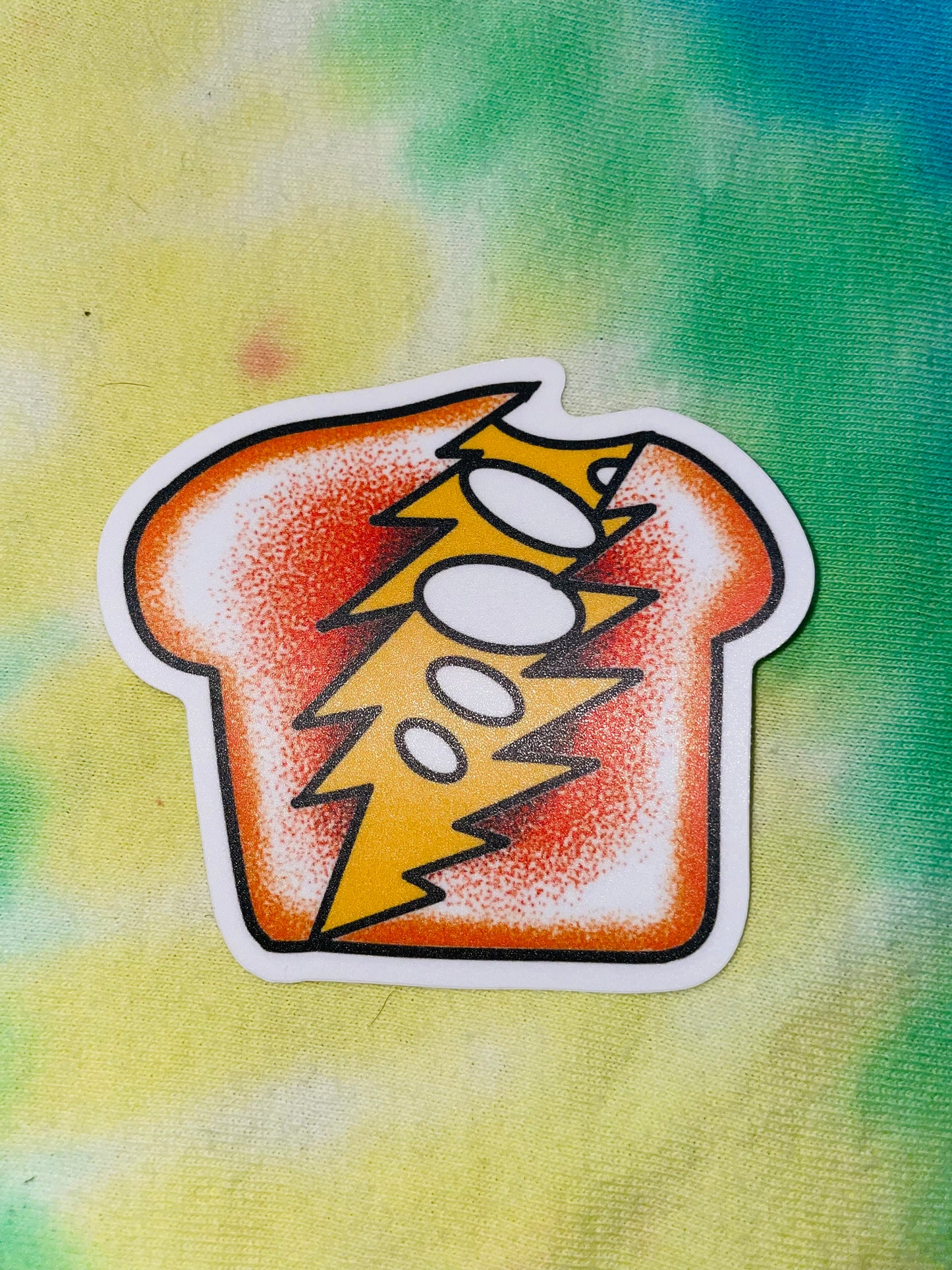 Grilled Cheese Bolt Sticker